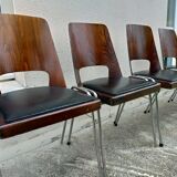 6 stackable Baumann chairs