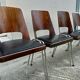 6 stackable Baumann chairs