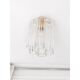 Modern Gold “Tronchi” Murano Glass Flush Mount