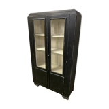 Black patinated vintage library