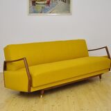 Daybed Sofa with fold-out function, 1950s