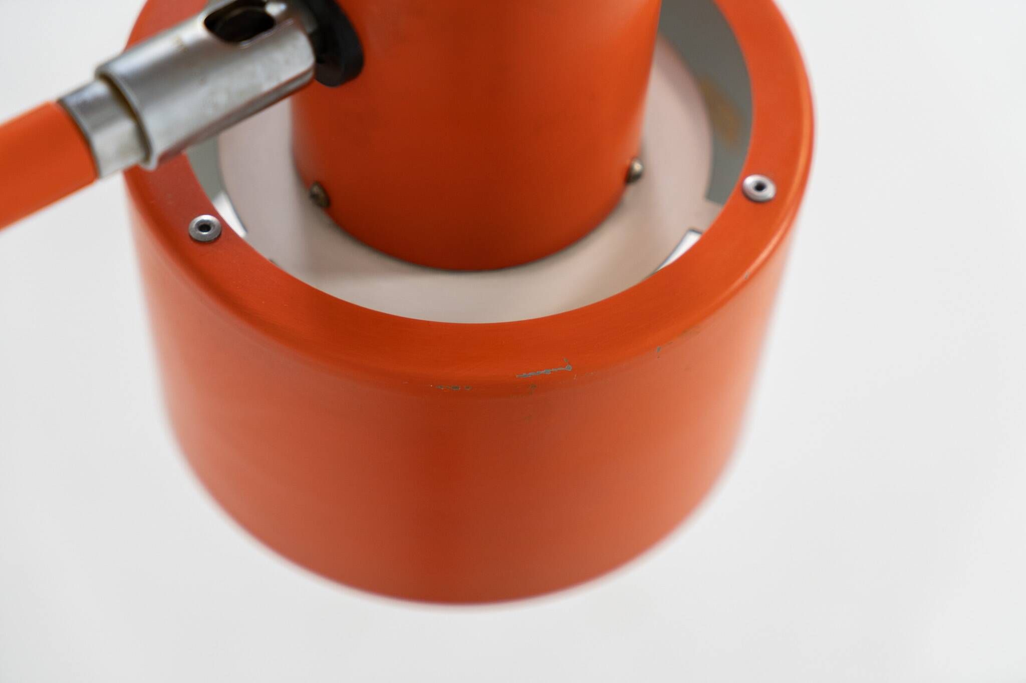 Orange "Skala" wall lamp by Jo Hammerborg