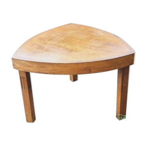 Ancienne table basse en hêtre table d’appoint en hêtre