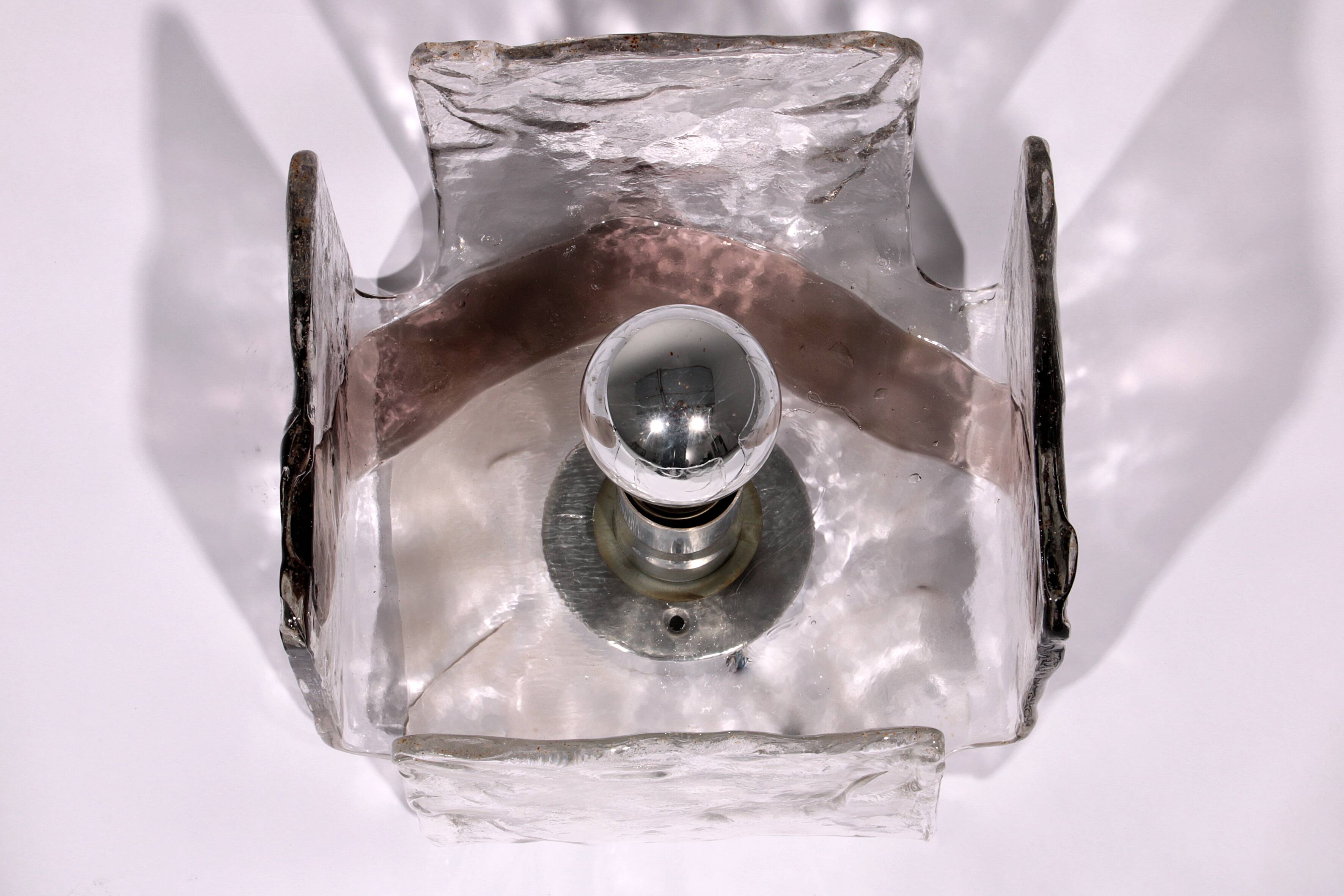 Carlo Nason wallamp from Muranoglass for Kalmar 1960 Austria