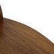 Vintage wooden wall shelve rack bookshelf in oak wood minimalist