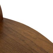 Vintage wooden wall shelve rack bookshelf in oak wood minimalist
