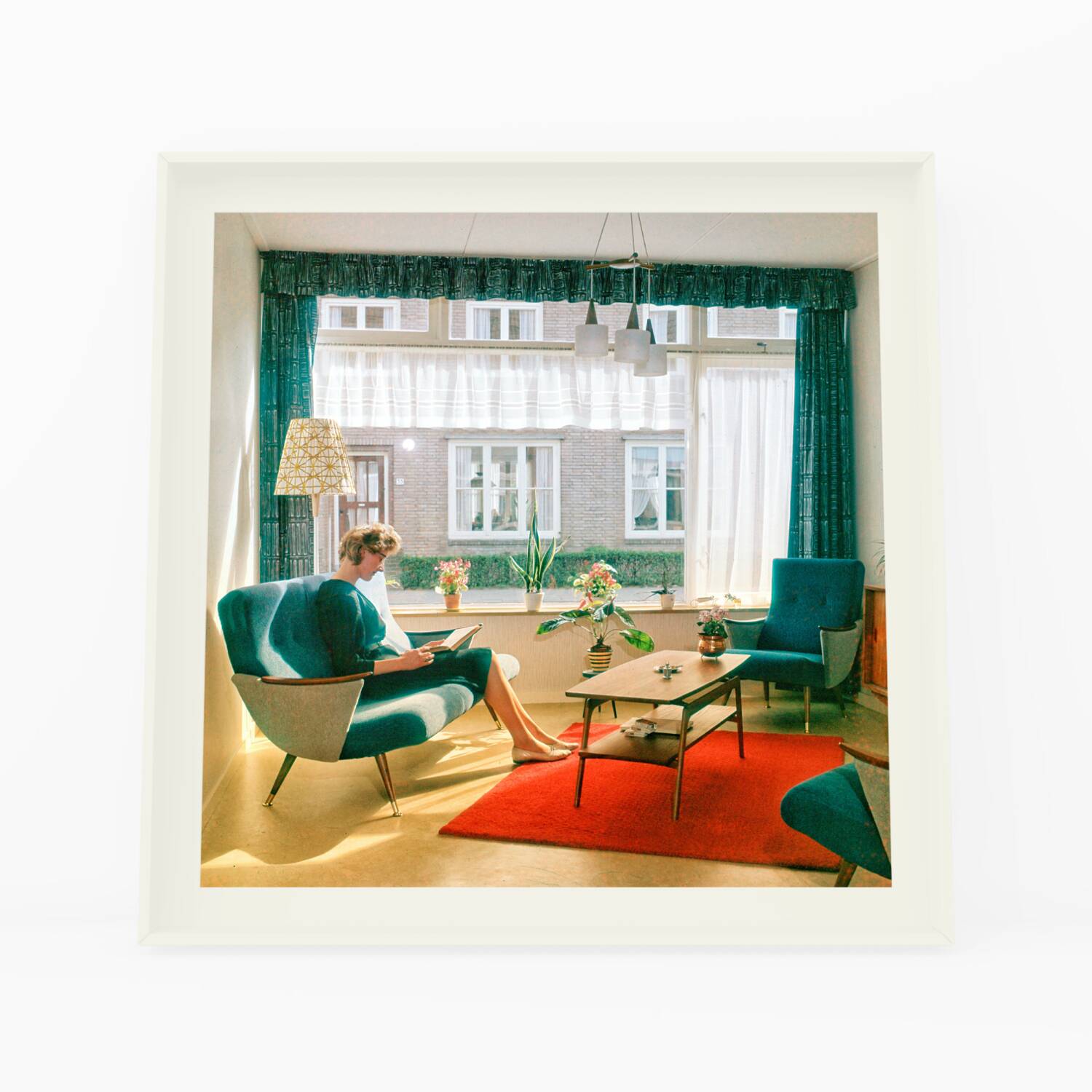 Reading Woman in the Sunlight – Netherlands, 1961 fine art