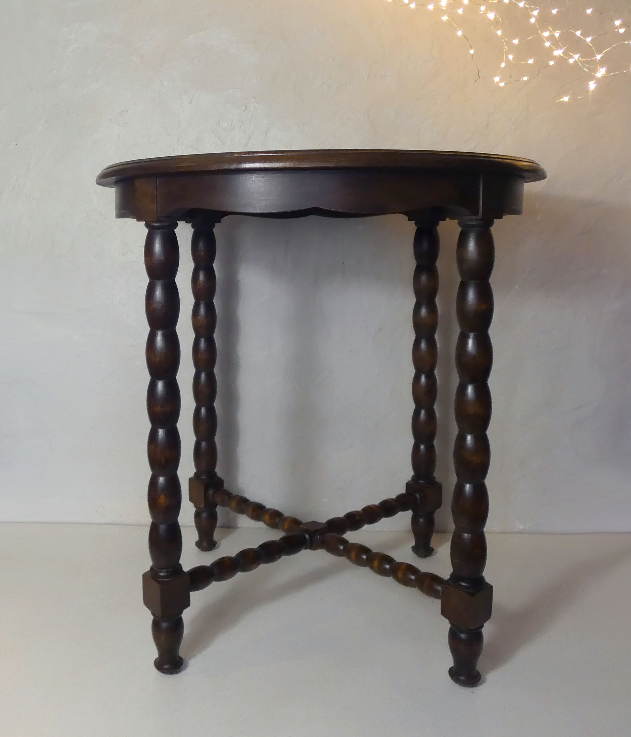 old Breton folk art table
