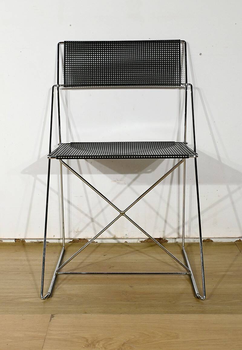 Suite of 5 Nuova X Line Omli Chairs for Magis, by Niels Joergen Haugesen – 1980