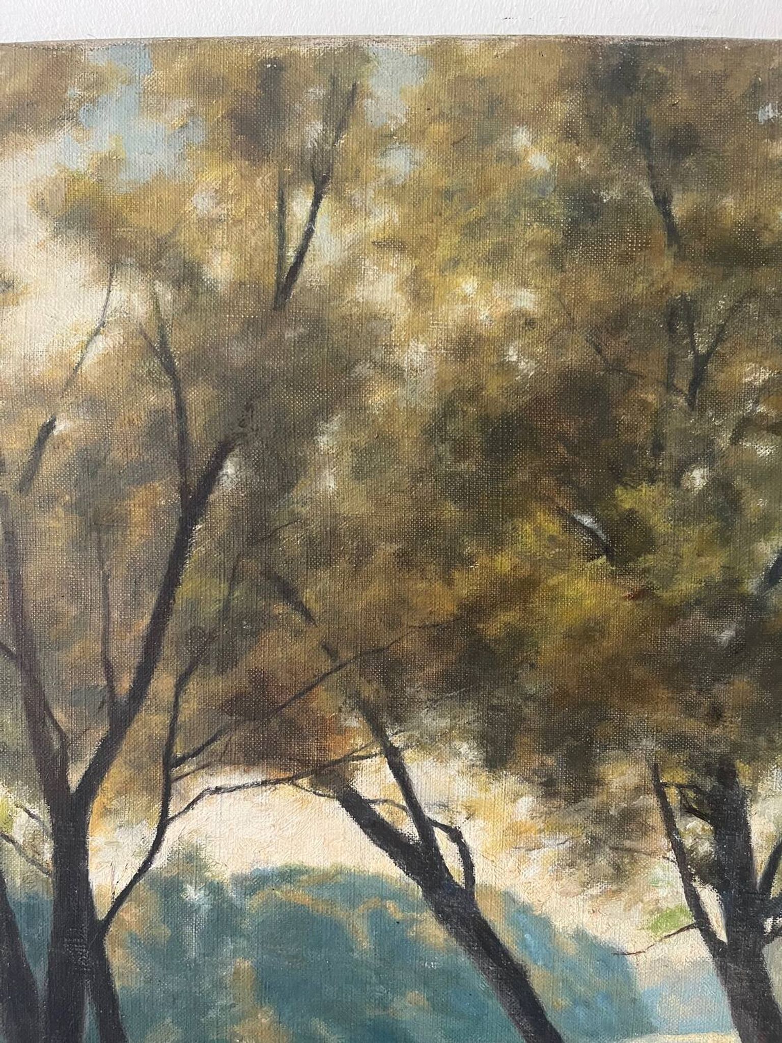 Bank of the Marne, oil on canvas signed Albert Mauguiere 1875-1968