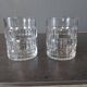 2 mini vintage whiskey glass