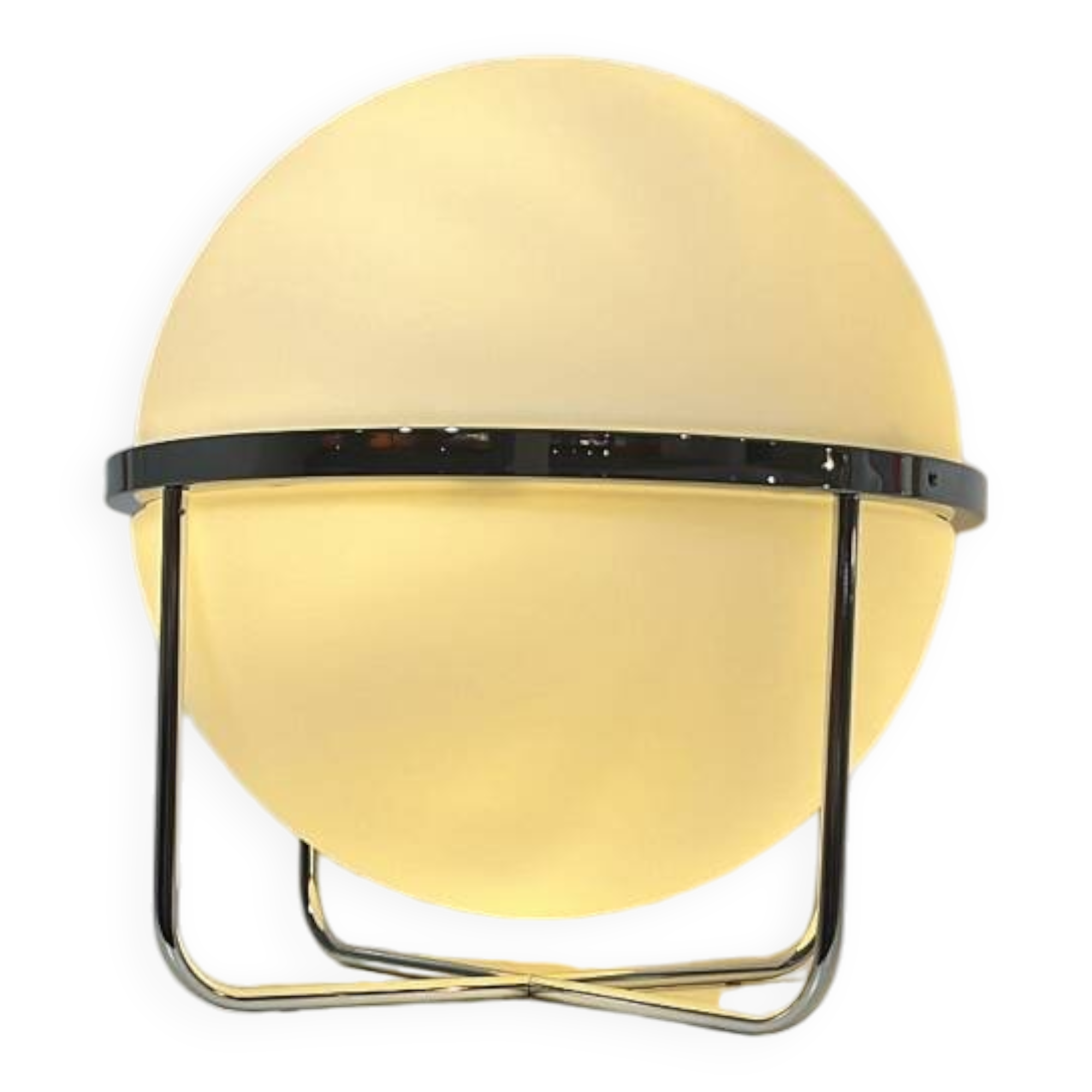 Garrault Delord Prisunic Monoprix design lamp limited edition 210 copies signed vintage Space Age opaline