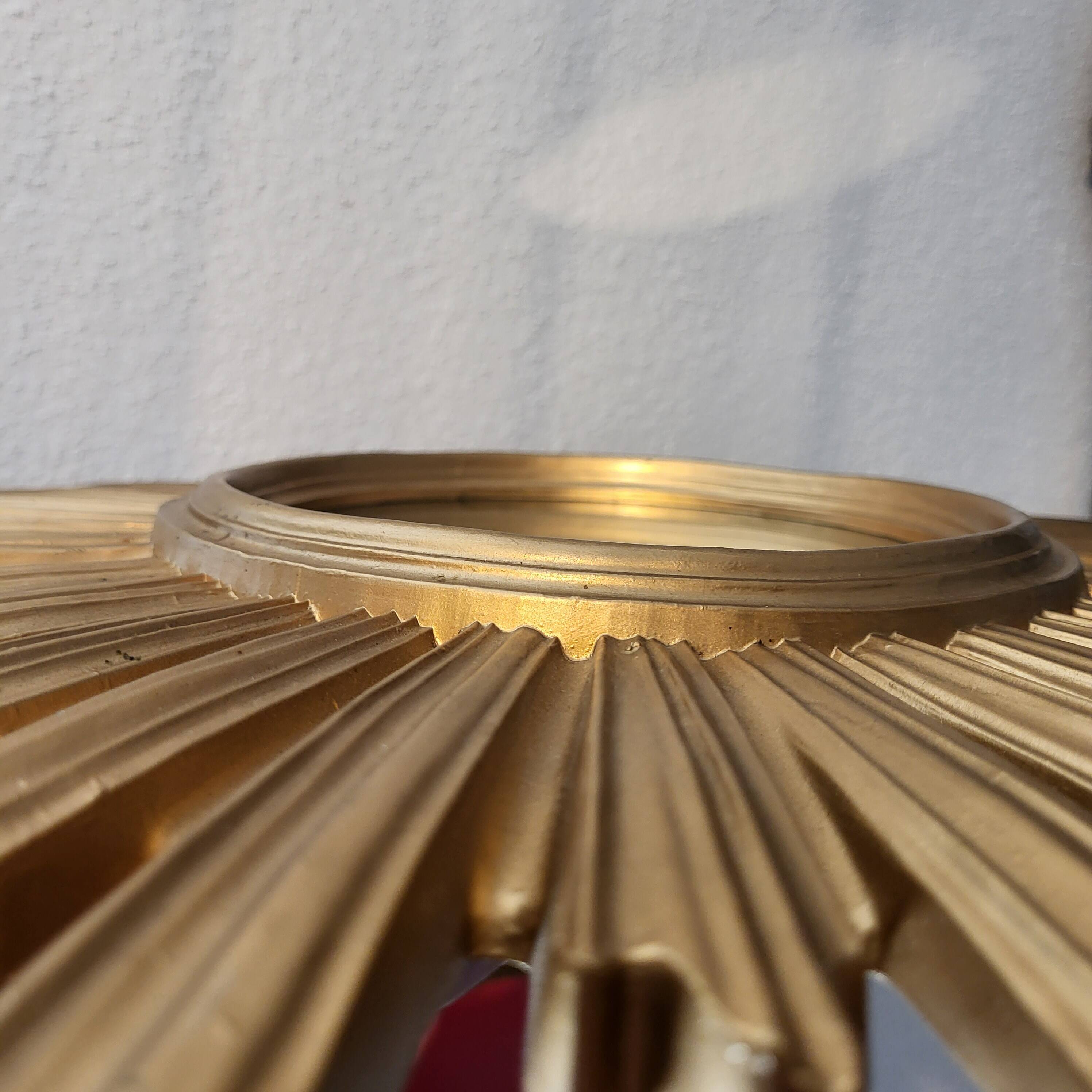 Sun mirror, made in Italy, 1960, 70, vintage