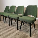 Dining Chairs by Radomir Hoffman for Ton, 1950s, Set of 4