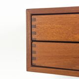 Teak Wall Console No. 132 by Kai Kristiansen for Aksel Kjersgaard, 1960s