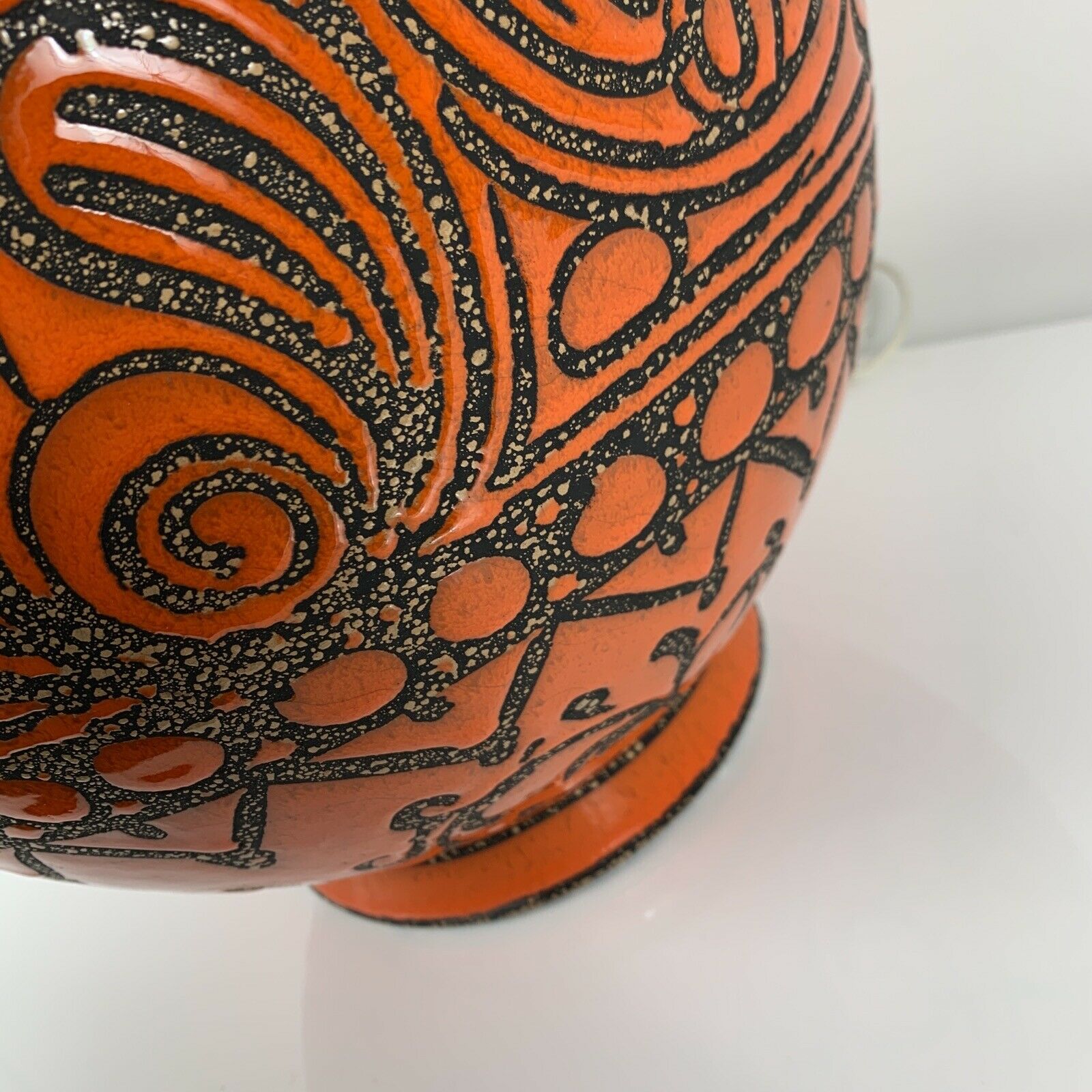 Vintage Italian ceramic lamp foot Alvino Bagni