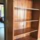Wooden bookshelf with drawer
