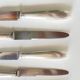 6 Art Deco Dessert Knives