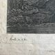 Nicolas Perrelle, Christ speaking to the shepherds, engraving, seventeenth century