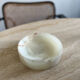 Vide-poche en onyx blanc