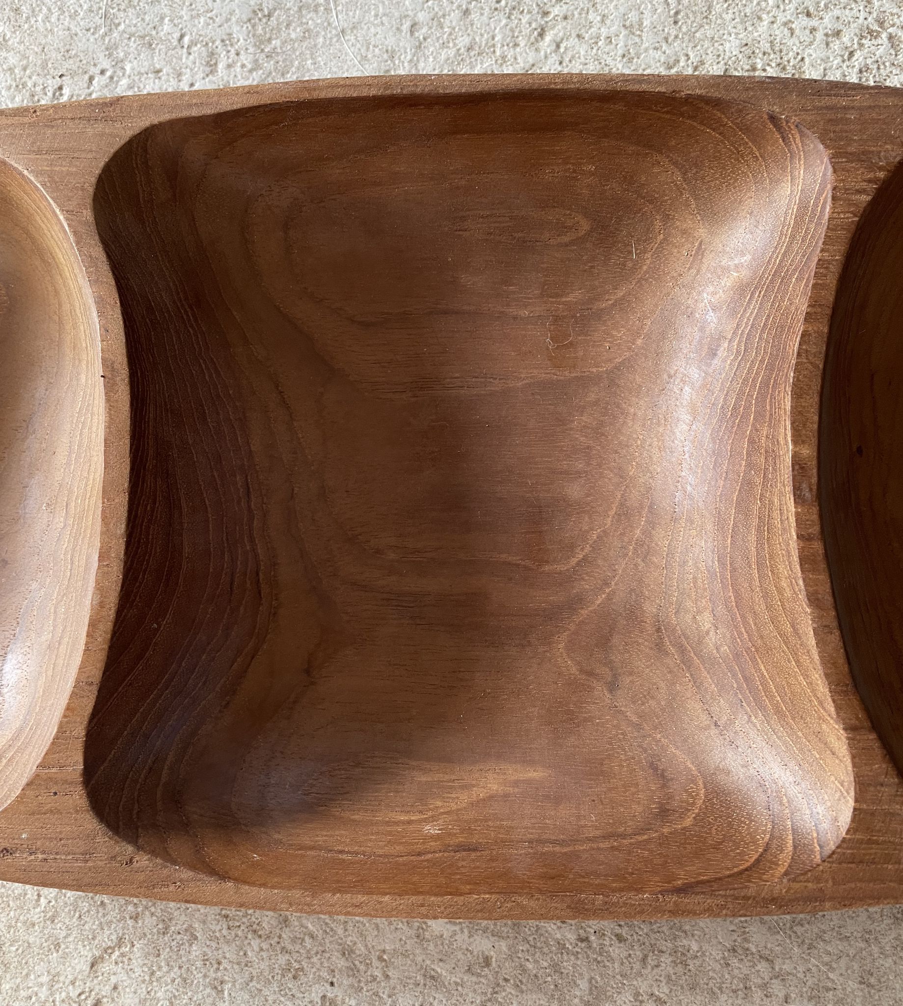 Plateau en bois vintage 41,5cm