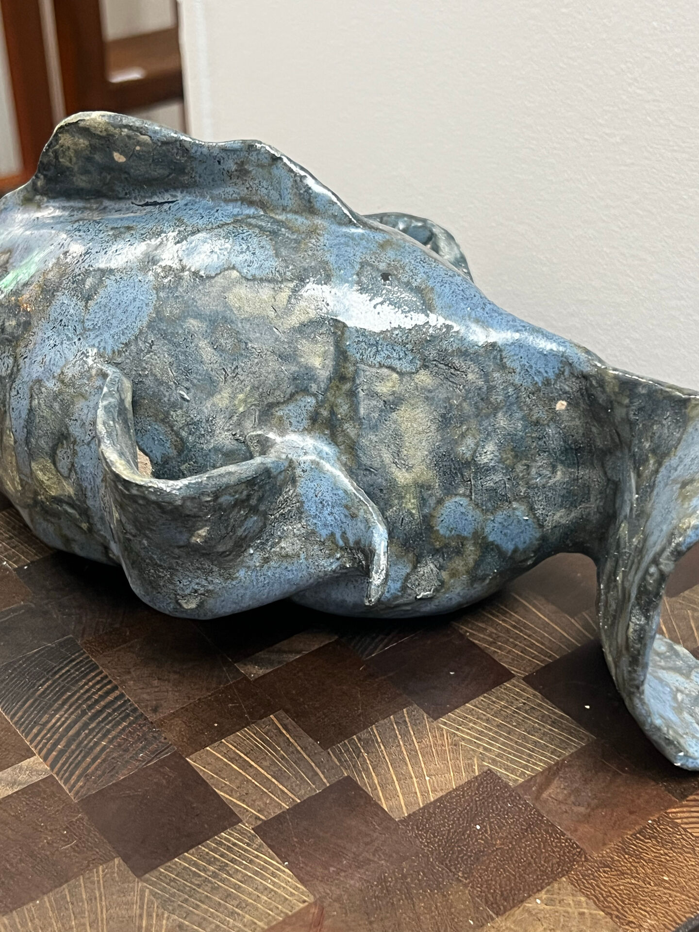 Glazed ceramic fish 1970