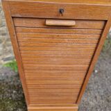 50s/60s curtain filing cabinet