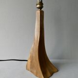 Pair of solid wood lamps, 1960s