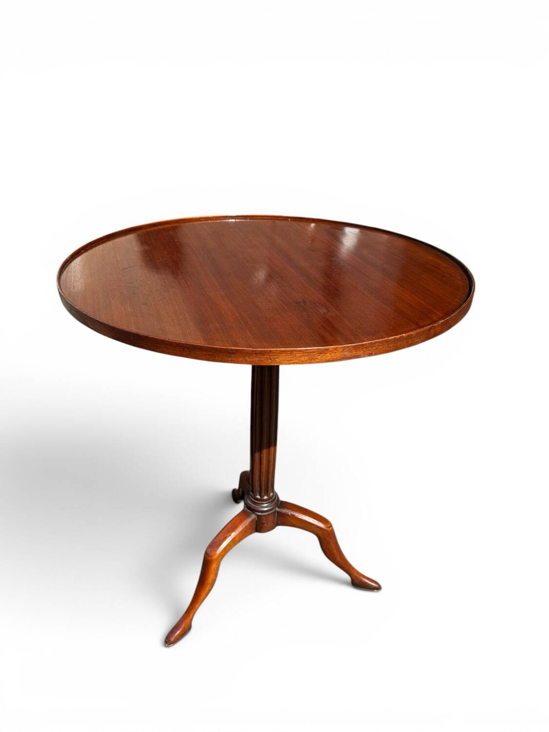 Mahogany gueridon stamped Malfert – erotic furniture – curiosity