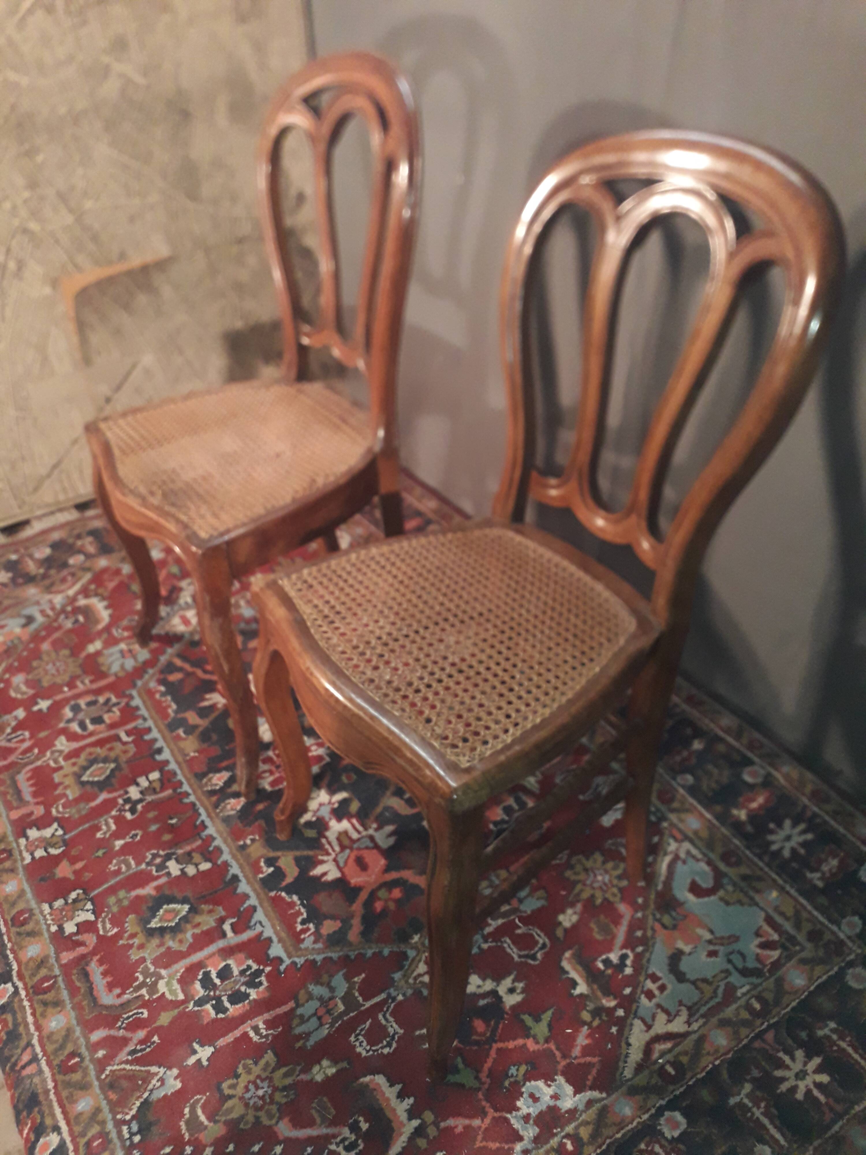 Pair of chairs Louis Philippe