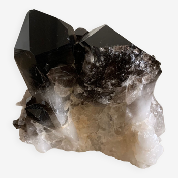 Cristaux de quartz fumé 16 cm