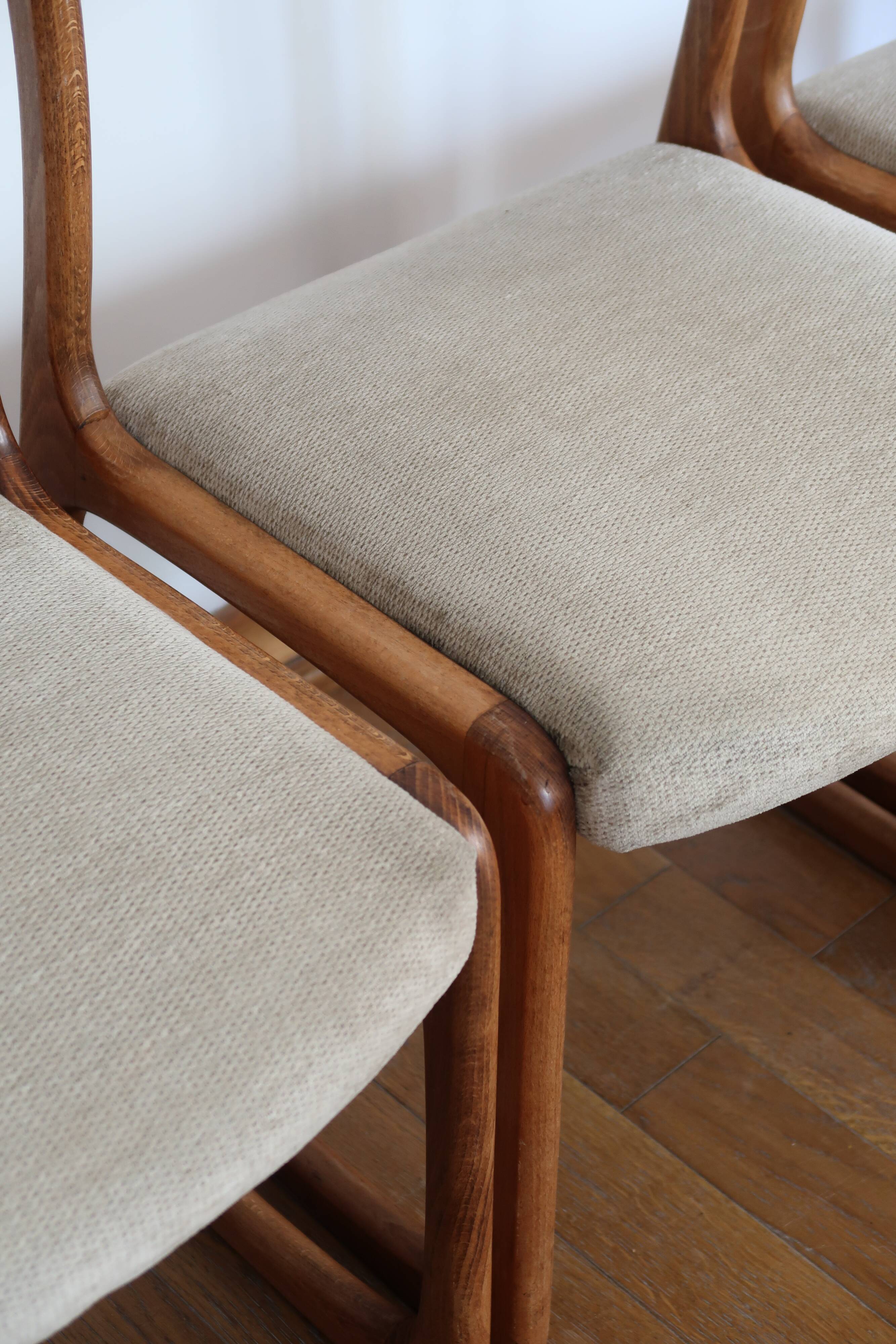 4 chairs "Sled" Baumann