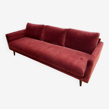 Velvet sofa