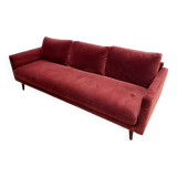 Velvet sofa
