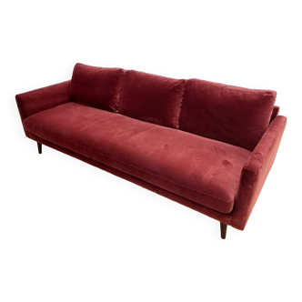 Velvet sofa