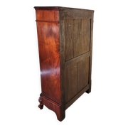 Chiffonnier grande commode en acajou époque xixème