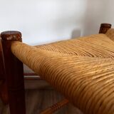 Paire de chaises bois