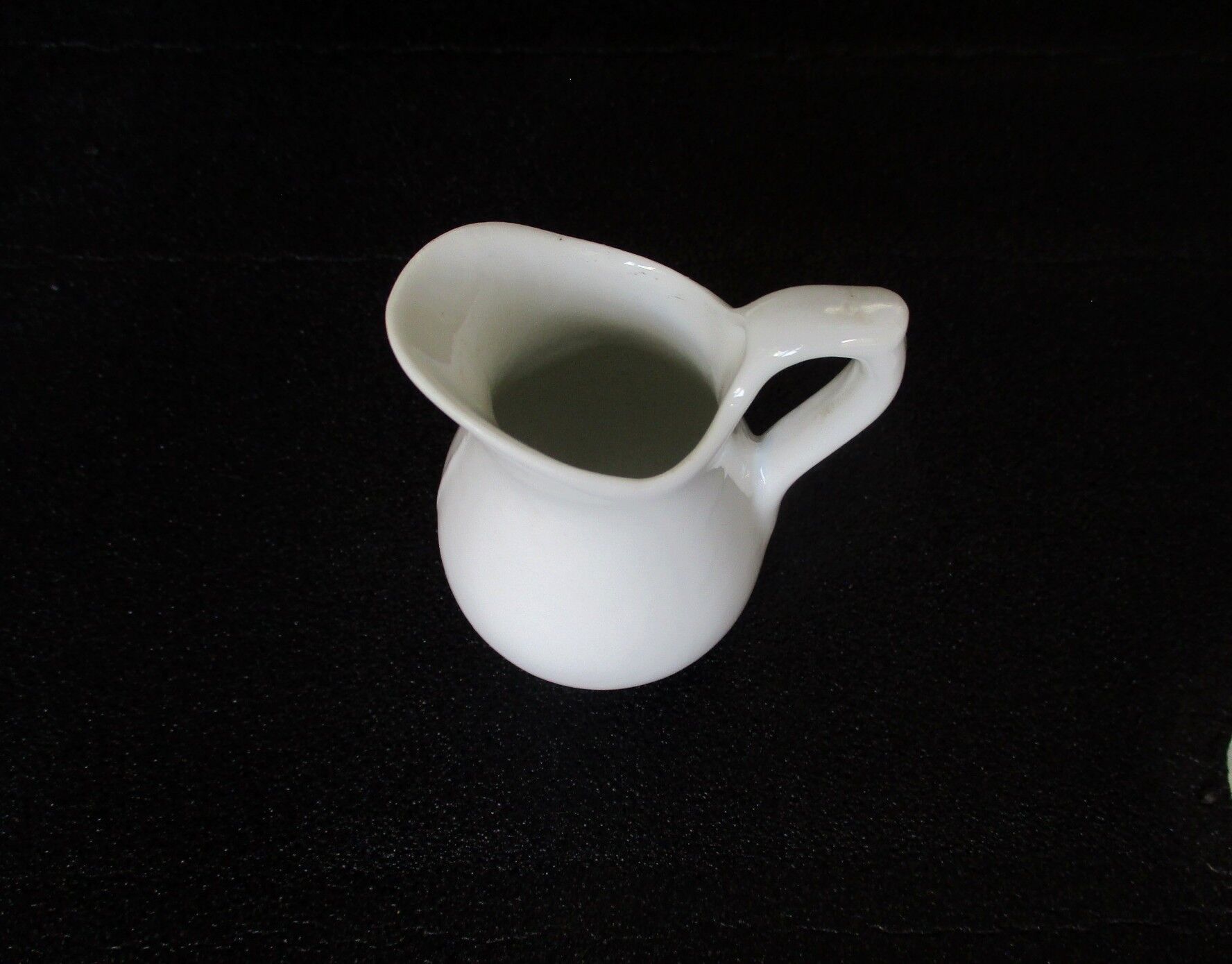 White porcelain cream pot