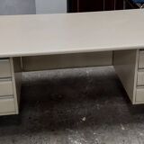 Used Manutan industrial desk with 2 pedestals