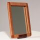 Miroir de table moderniste rare de Jacques Adnet des années 1950