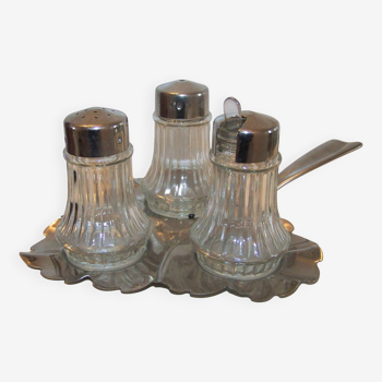 Salt pepper mustard set