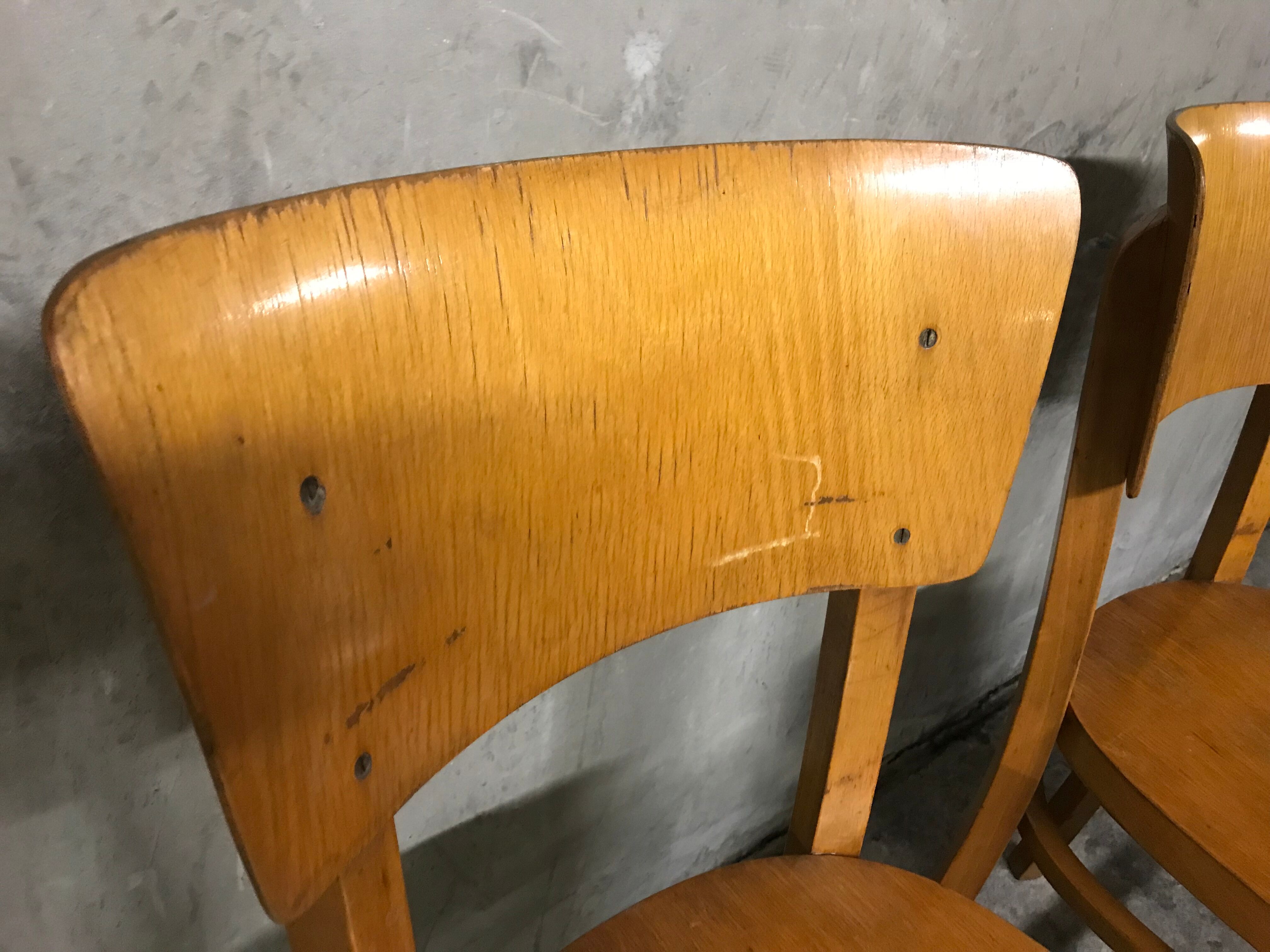 Pair of Thonet bistro chairs