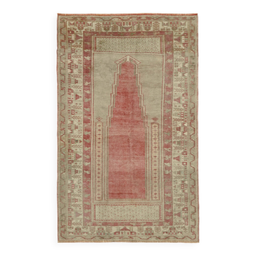 Tapis vintage anatolien turc 127 cm x 190 cm