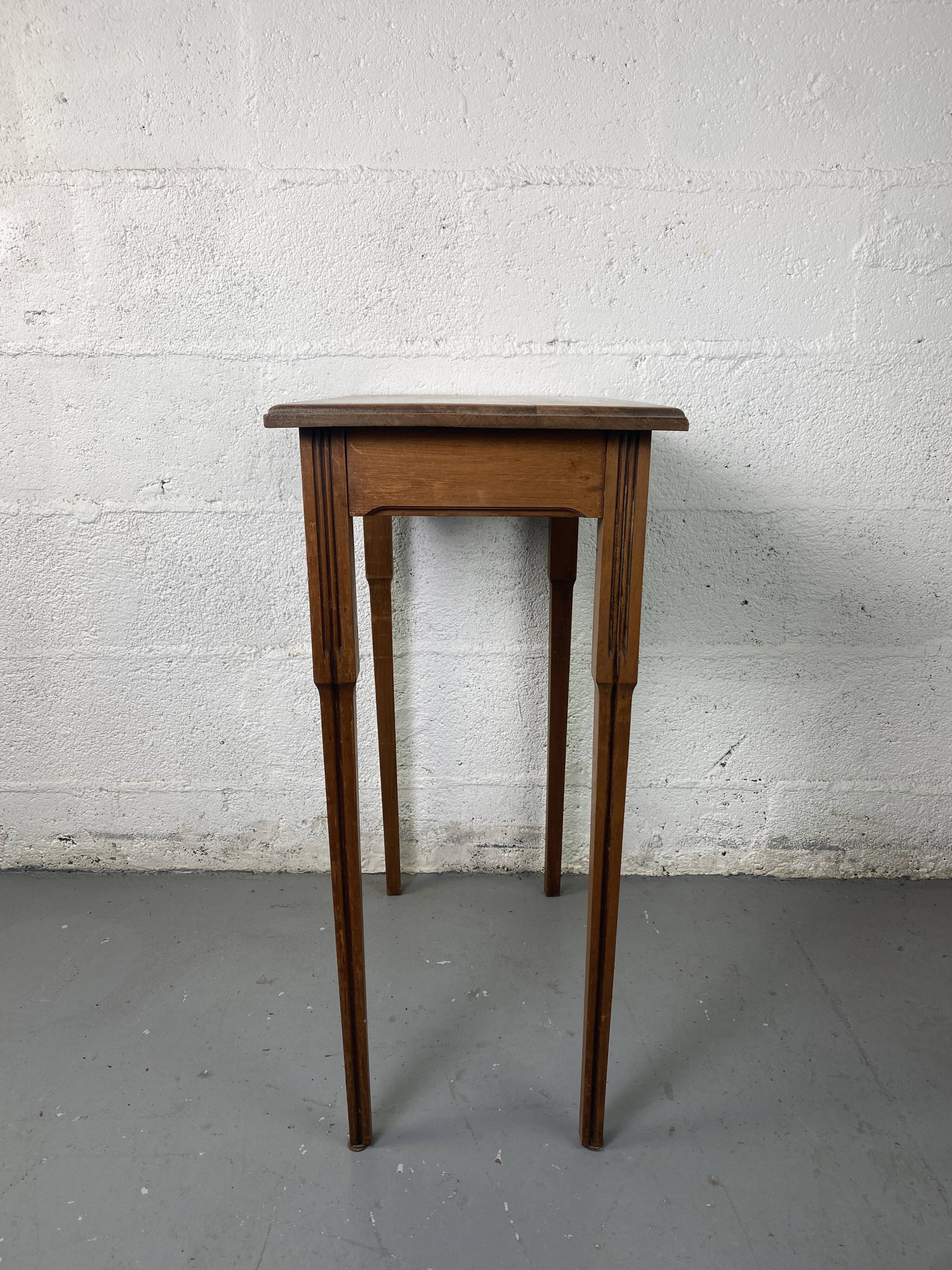 Mid-height wooden side table