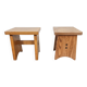 Tabourets en chêne brutaliste vintage, Danemark, 1960, ensemble de 2