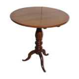 Table, tripod with walnut tipping tray