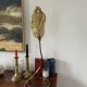 Designer brass lamp by Carlo Giorgi