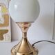 Vintage tulip base brass lamp
