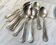 10 Cuillères à soupe vintage en métal style Rocaille