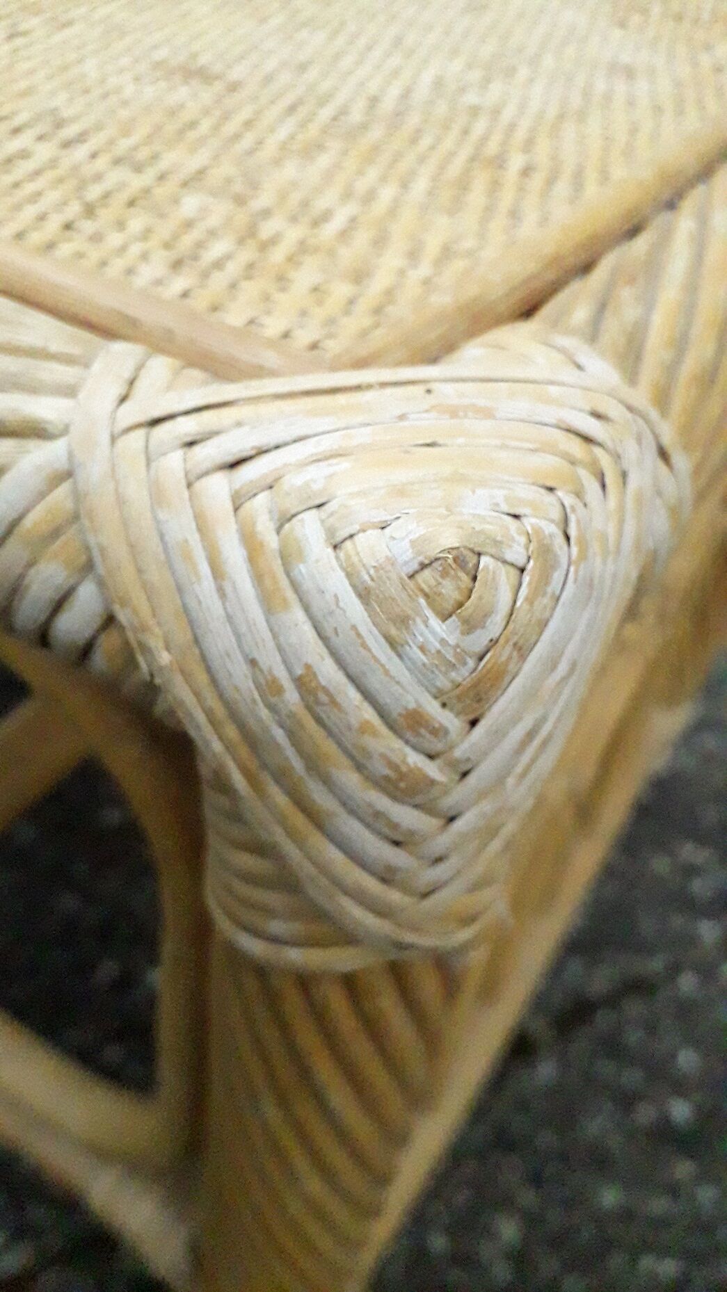 Rattan coffee table